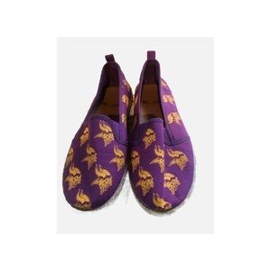 Minessota Vikings Slip-On Canvas  Espandrilles, Size 6 (Medium)  NEW
